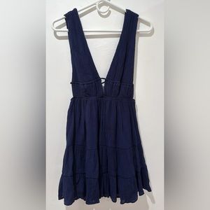 Low V-Neck Dress